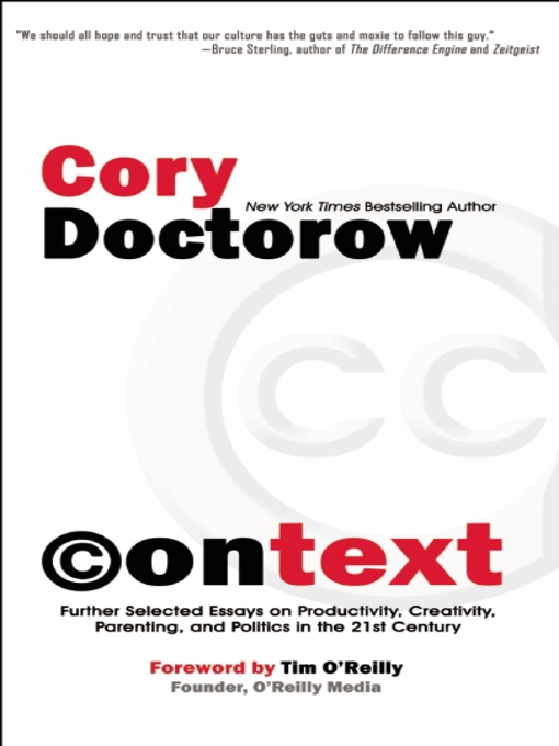 Title details for Context by Cory Doctorow - Available